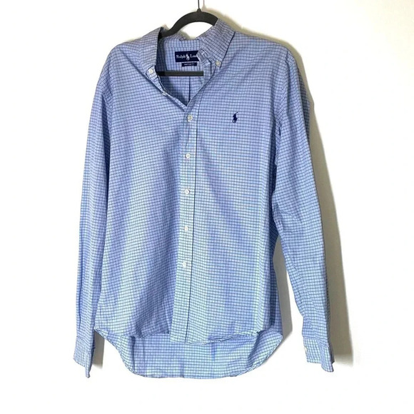 Ralph Lauren Blue Label Button Up Shirt Size 16.5 36/37 - Picture 1 of 9